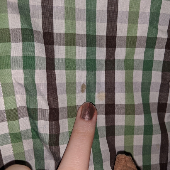 Banana Republic Men's XL Plaid Button Down - Picture 5 of 8